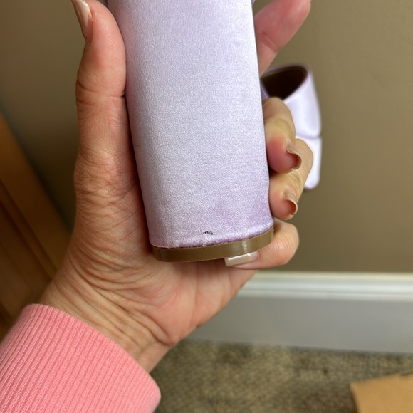 The Drop Women's Hamalie Platform Sandal, Lavender Satin, Size 9 - Picture 7 of 16